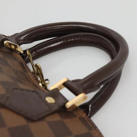 LOUIS VUITTON Damier Ebene Alma Hand Bag N51131 LV Auth - Picture 11 of 16